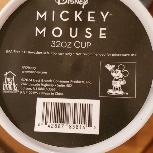 Disney Mickey Mouse Tumbler Minnie Pluto 32oz Plastic Cup Glass 4 Pack - Picture 6 of 6